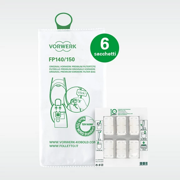 Sacchetti VK 140 - 150 + profumatori dovina